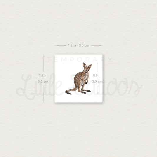 Wallaby Temporary Tattoo - Set of 3