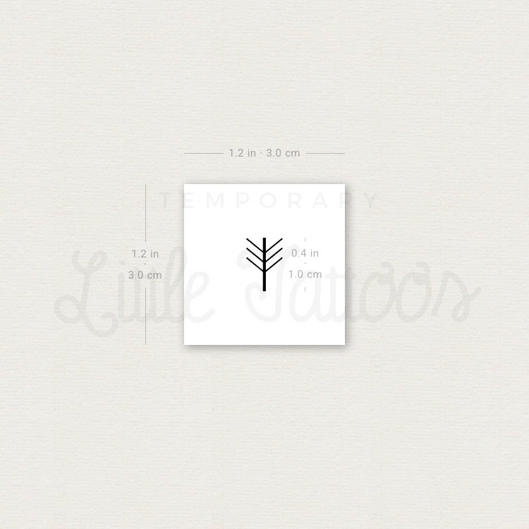 Little Beltane Symbol Temporary Tattoo - Set of 3