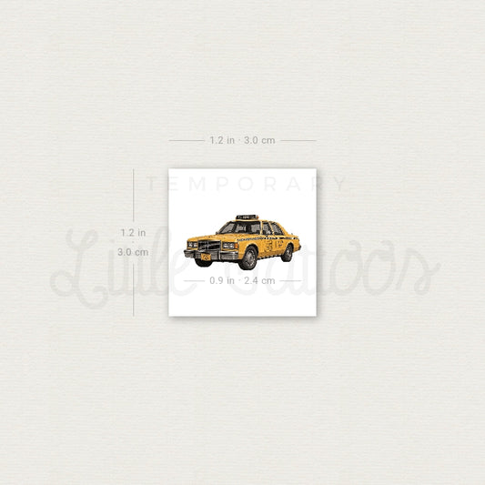 NYC Taxi Temporary Tattoo - Set of 3