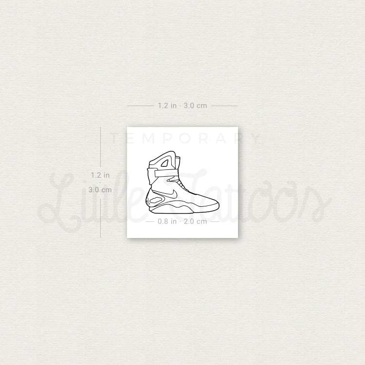 Tatuaje temporal Nike Air Mag - Juego de 3