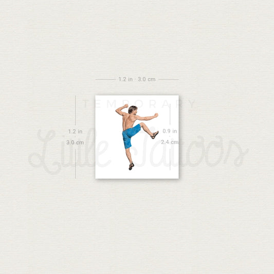 Rock Climber Temporary Tattoo - Set of 3