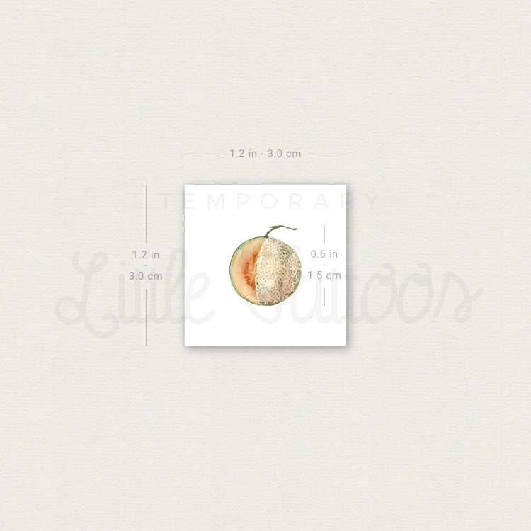 Melon Temporary Tattoo - Set of 3