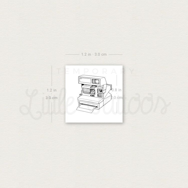 Polaroid Temporary Tattoo - Set of 3