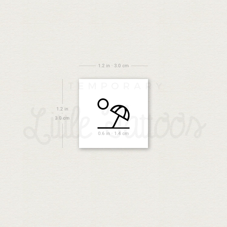 Leisure Temporary Tattoo - Set of 3