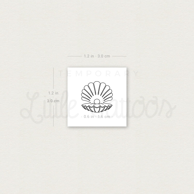 Seahell Temporary Tattoo - Set of 3