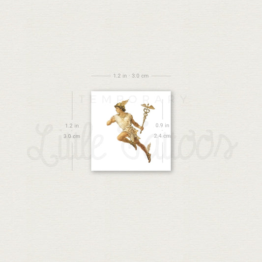 Hermes Temporary Tattoo - Set of 3