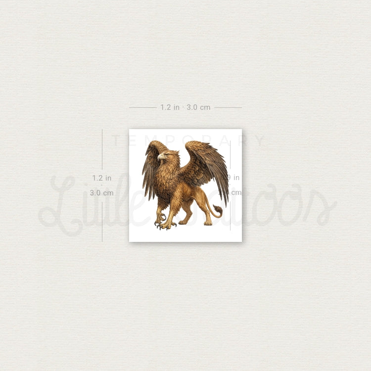 Griffin Temporary Tattoo - Set of 3