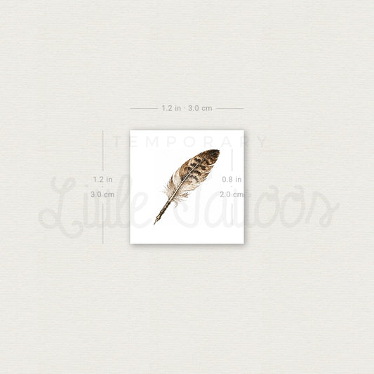 Quill Temporary Tattoo - Set of 3