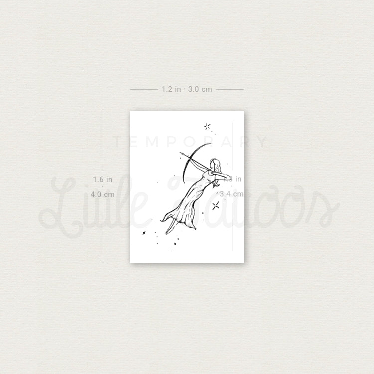 Archer By Stefano Mazza Temporary Tattoo - Set of 3