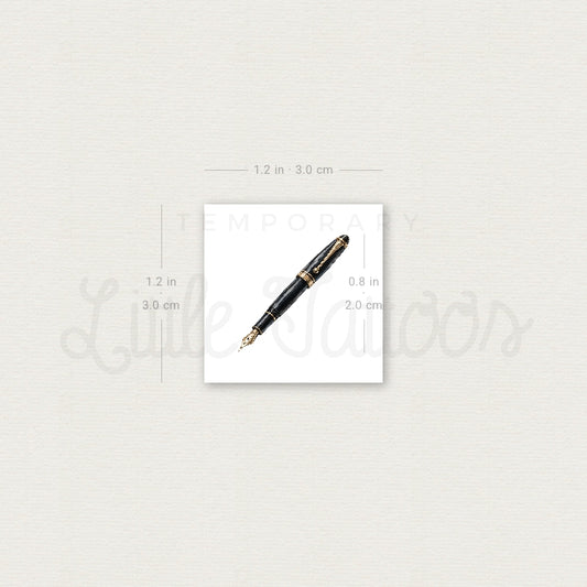 Pen Temporary Tattoo - Set of 3