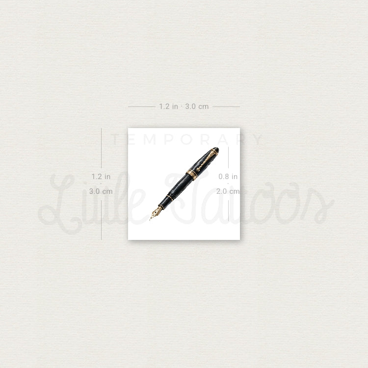 Pen Temporary Tattoo - Set of 3