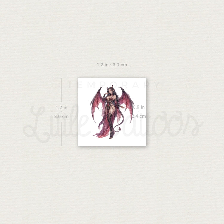 Succubus Temporary Tattoo - Set of 3