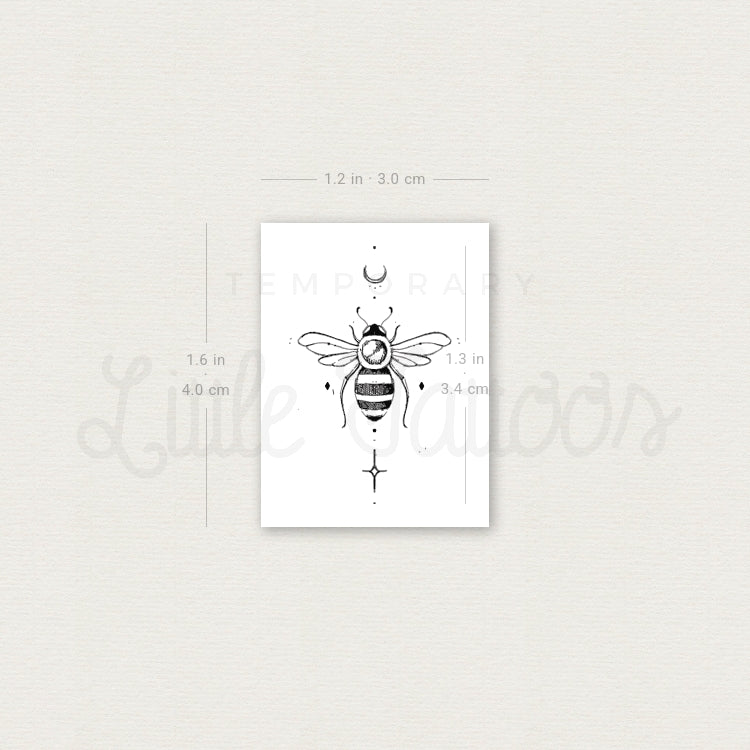 Bee By Stefano Mazza Temporary Tattoo - Set of 3
