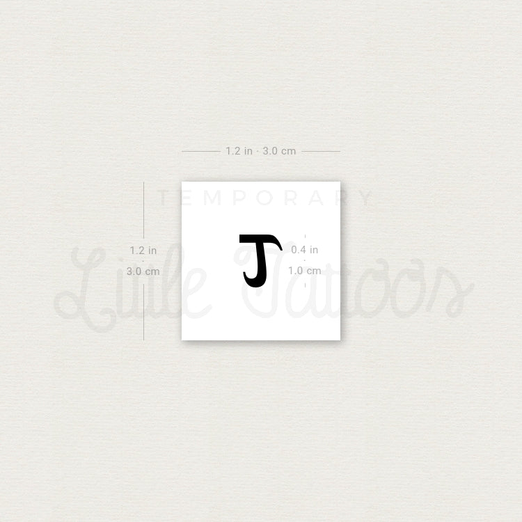 Tau τ Temporary Tattoo - Set of 3