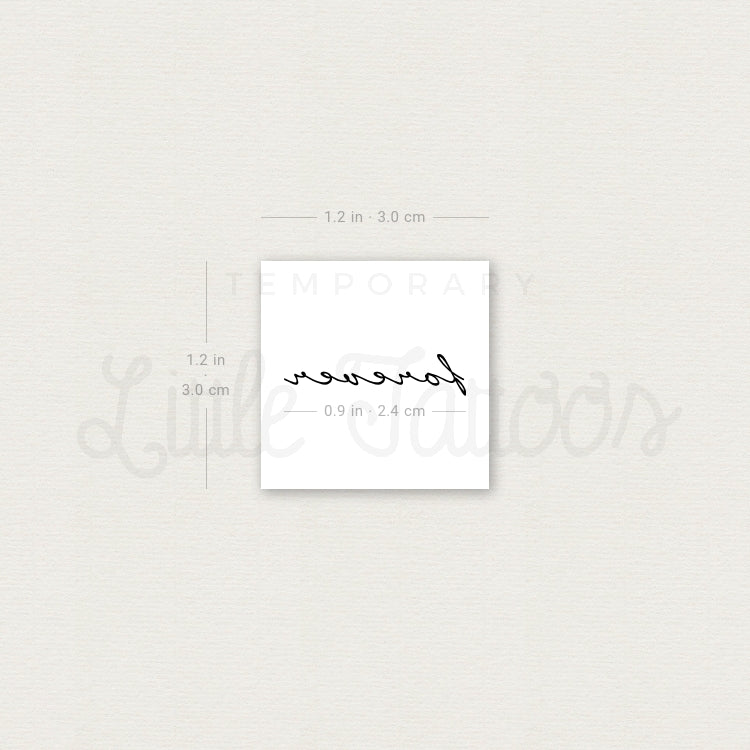 Forever Temporary Tattoo - Set of 3