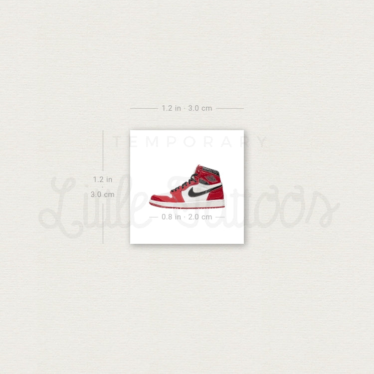 Tatuaje temporal de Air Jordan 1 (juego de 3)