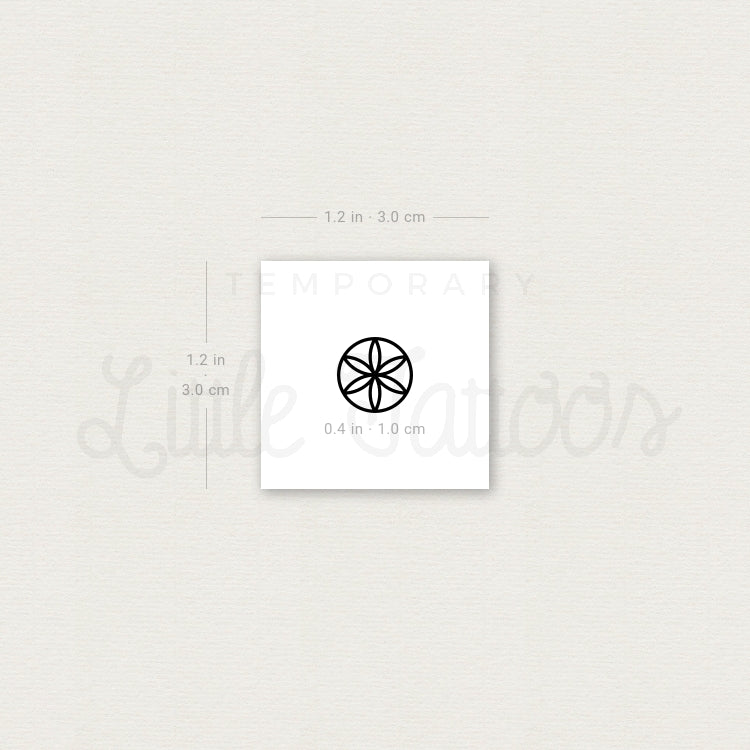 Hexafoil Temporary Tattoo - Set of 3