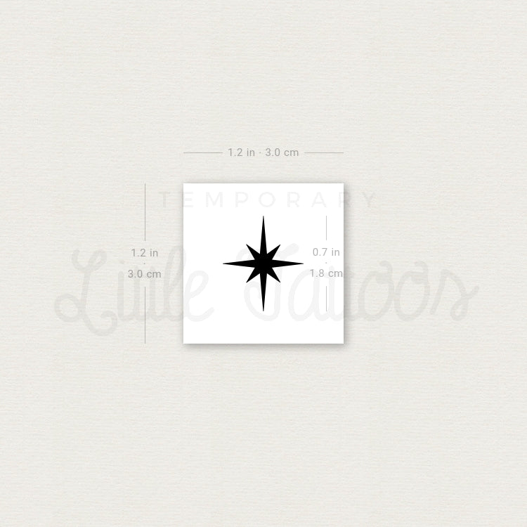Polaris Temporary Tattoo - Set of 3