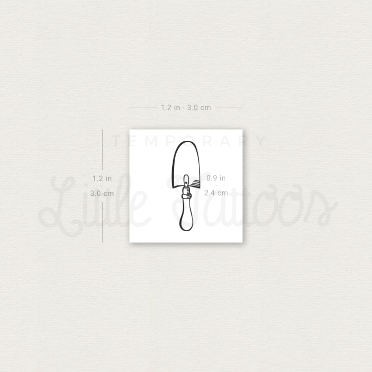 Trowel Temporary Tattoo - Set of 3