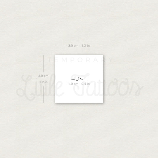 Micro Wave Temporary Tattoo - Set of 3