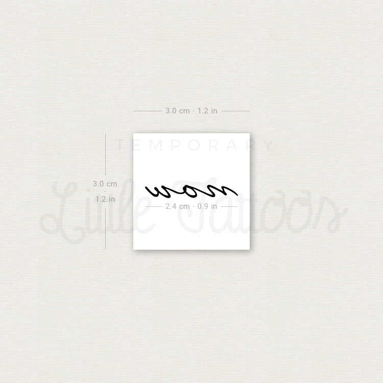 Now Temporary Tattoo - Set of 3