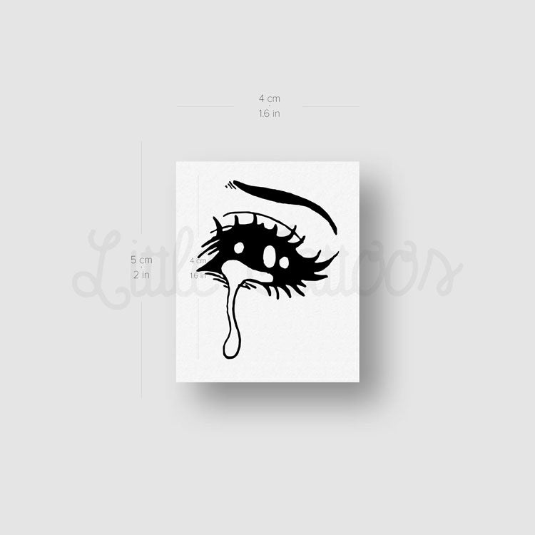 Crying Eye Temporary Tattoo by Tukoi - Set of 3