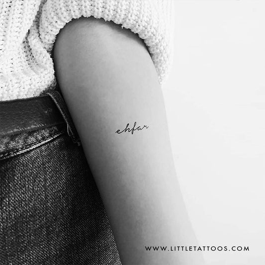 Tatuaje temporal 'ehfar' - Juego de 3