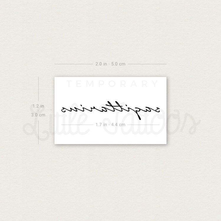 Sagittarius Temporary Tattoo - Set of 3