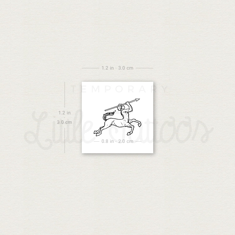 Centaur Temporary Tattoo - Set of 3