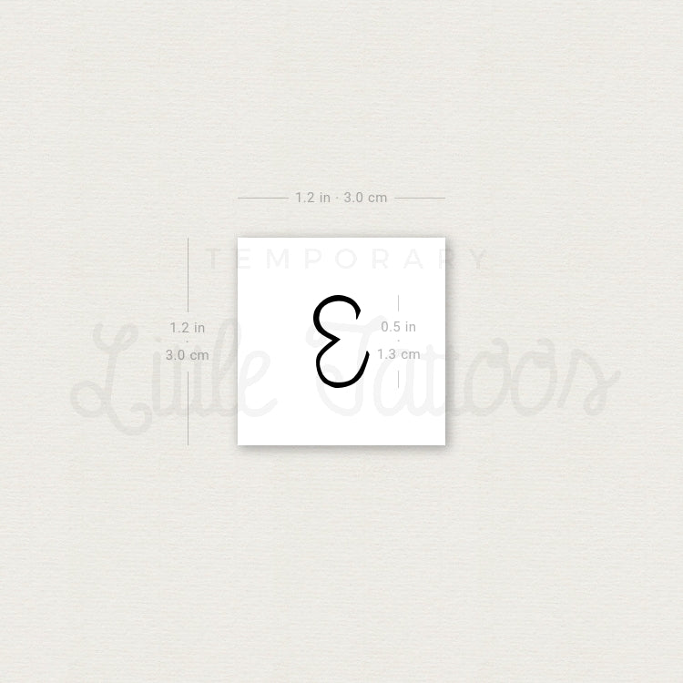 3 Temporary Tattoo - Set of 3