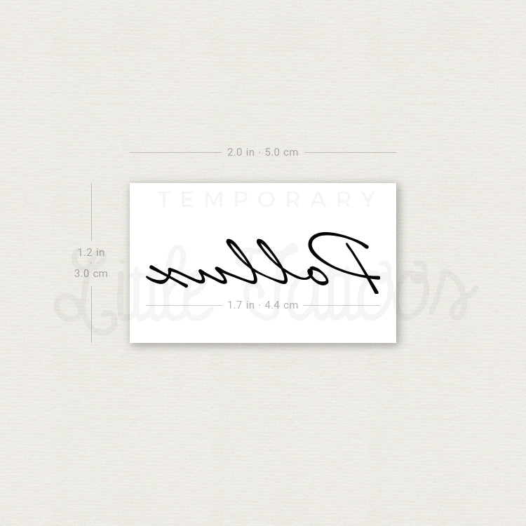 Pollux Temporary Tattoo - Set of 3