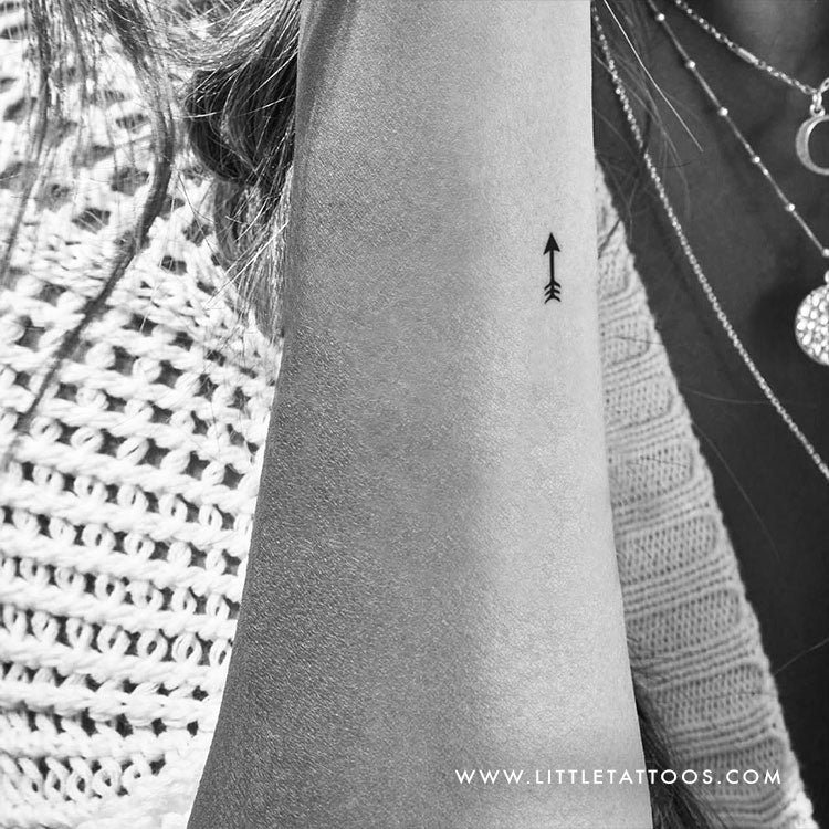 Tiny Arrow Temporary Tattoo - Set of 3 – Little Tattoos Tiny Arrow Temporary Tattoo - Set of 3 – Little Tattoos