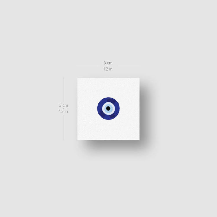 Nazar Evil Eye Temporary Tattoo - Set of 3