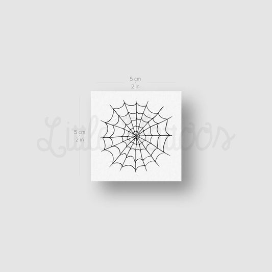 Spiderweb Temporary Tattoo - Set of 3