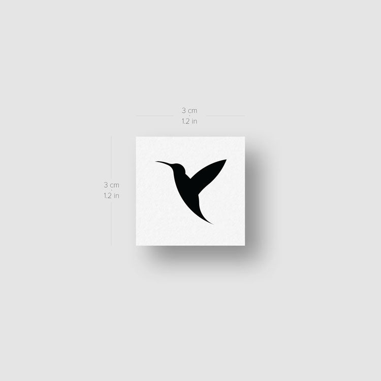 Hummingbird Temporary Tattoo - Set of 3