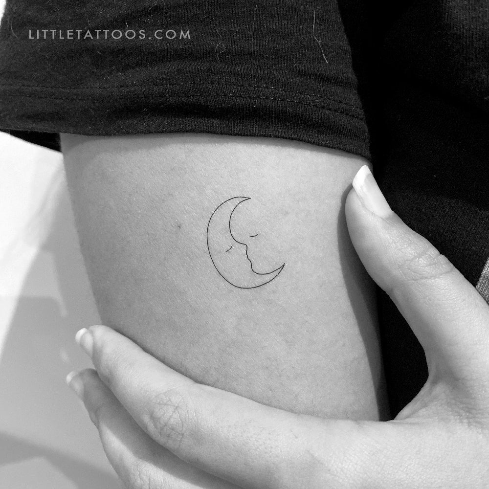 Moon Kiss Temporary Tattoo - Set of 3