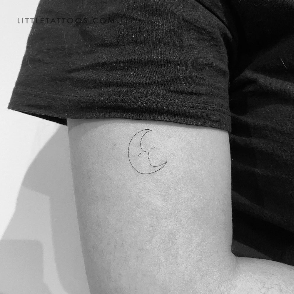 Moon Kiss Temporary Tattoo - Set of 3