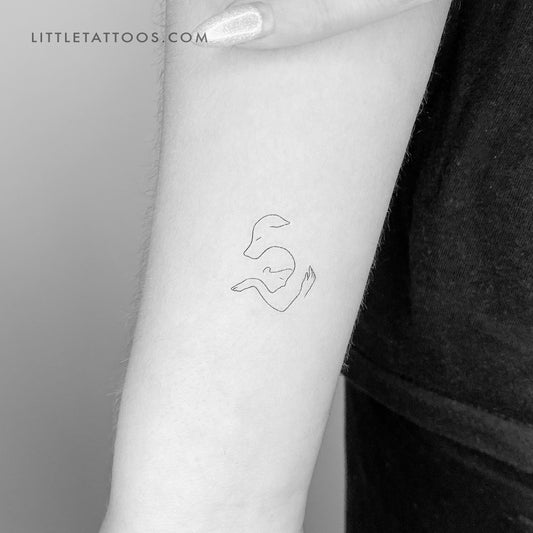 True Friend Temporary Tattoo - Set of 3
