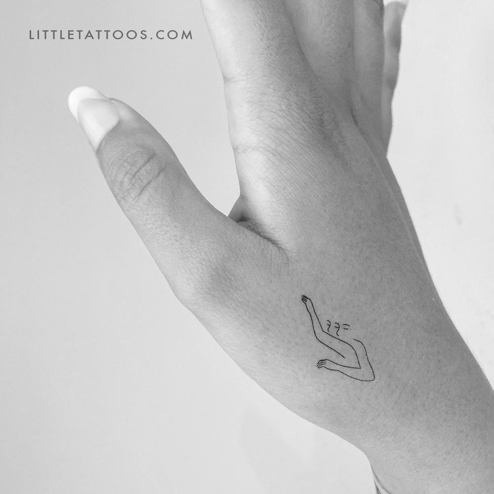 Love To Sleep Temporary Tattoo - Set of 3