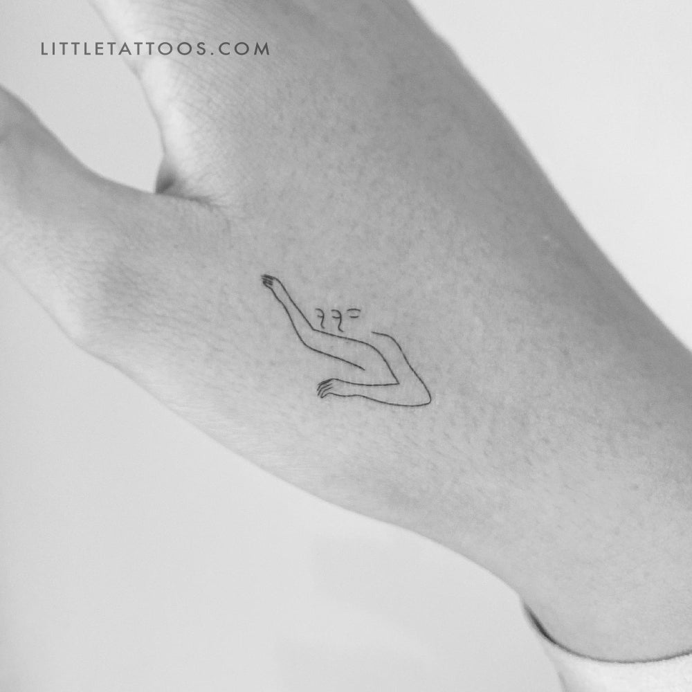 Love To Sleep Temporary Tattoo - Set of 3