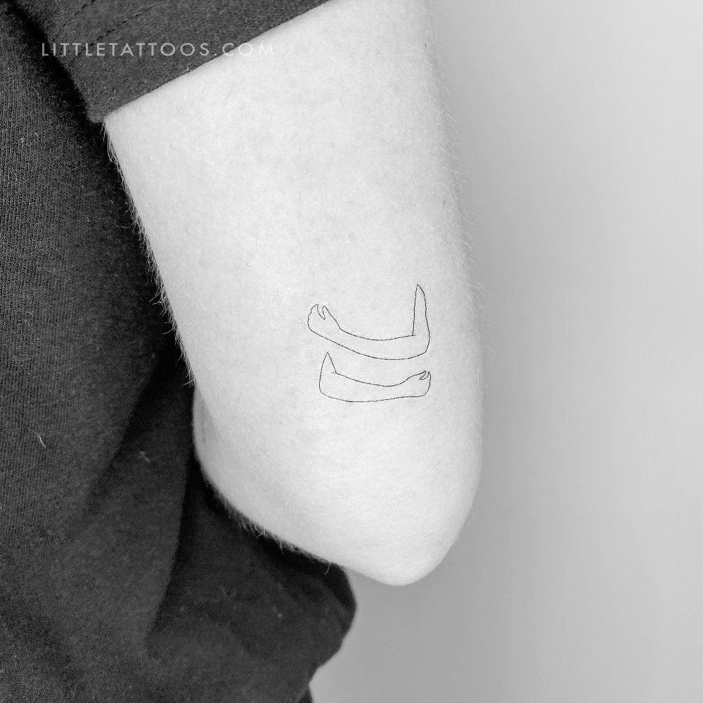 Empty Hug Temporary Tattoo - Set of 3