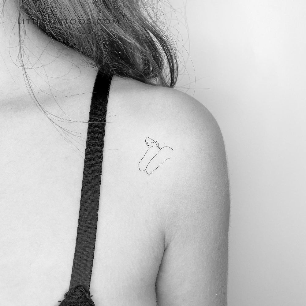 Tatuaje temporal de alma gemela - Juego de 3
