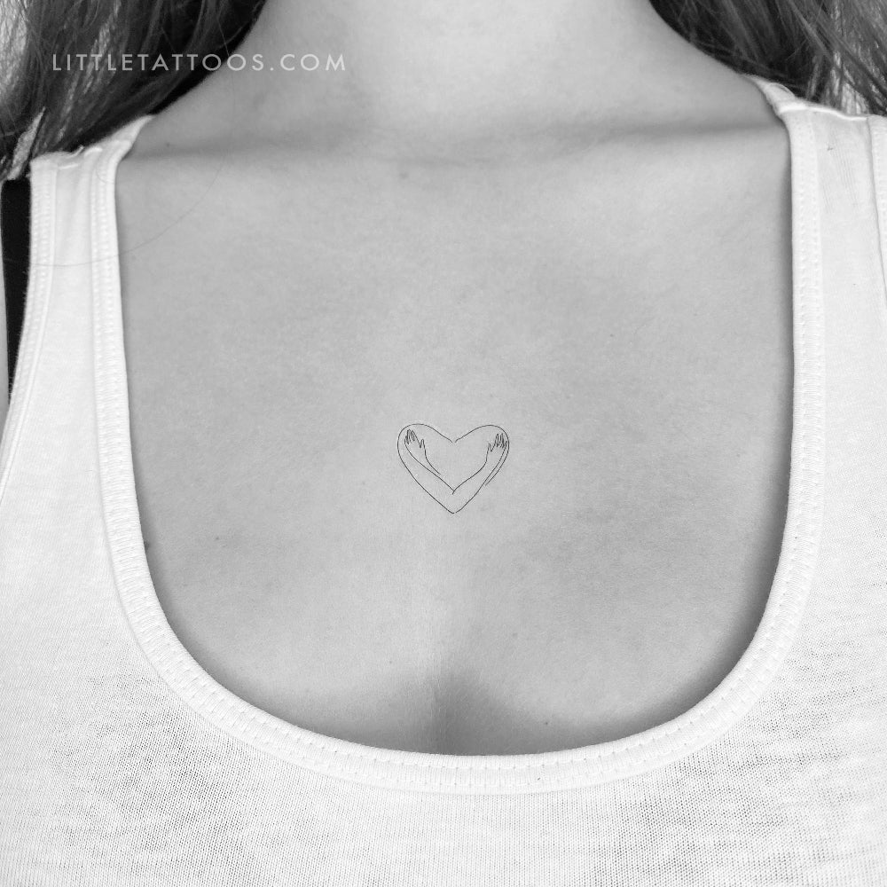 Self Hug Temporary Tattoo - Set of 3