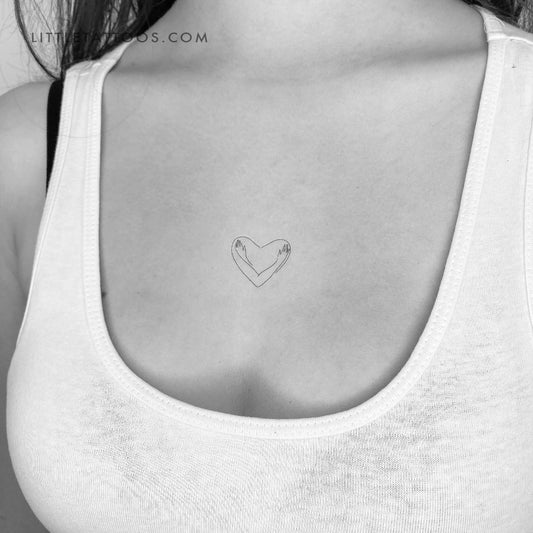 Tatuaje temporal de autoabrazo - Juego de 3