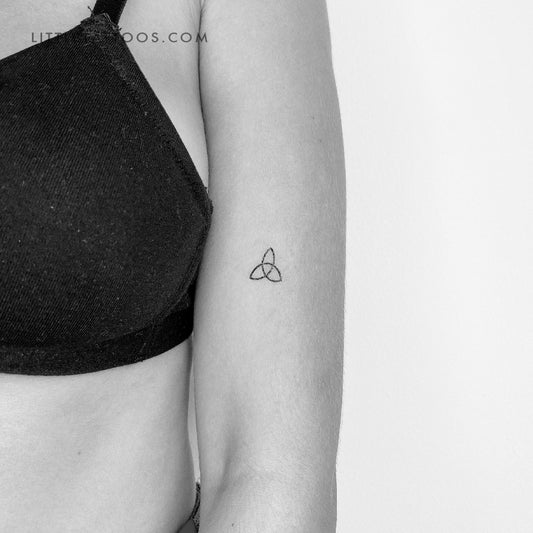 Triquetra Symbol Temporary Tattoo (Set of 3)