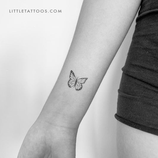 Tatuaje temporal de mariposa - Juego de 3