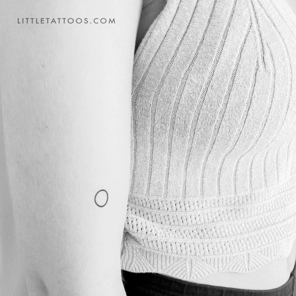 Tatuaje temporal de círculo pequeño - Juego de 3
