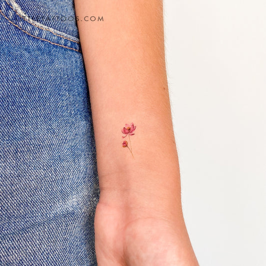 Lotus Temporary Tattoo by Lena - Set of 3