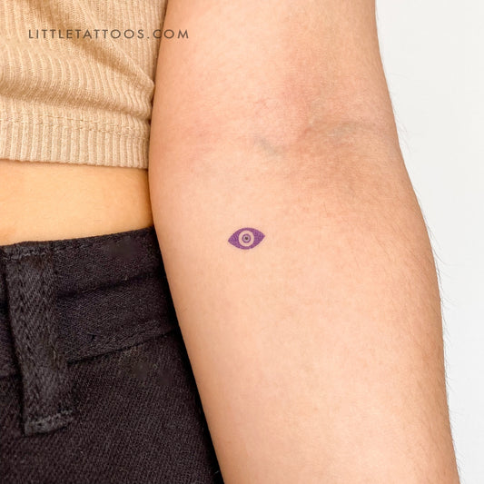 Tatuaje temporal de Nazar en forma de ojo - Juego de 3