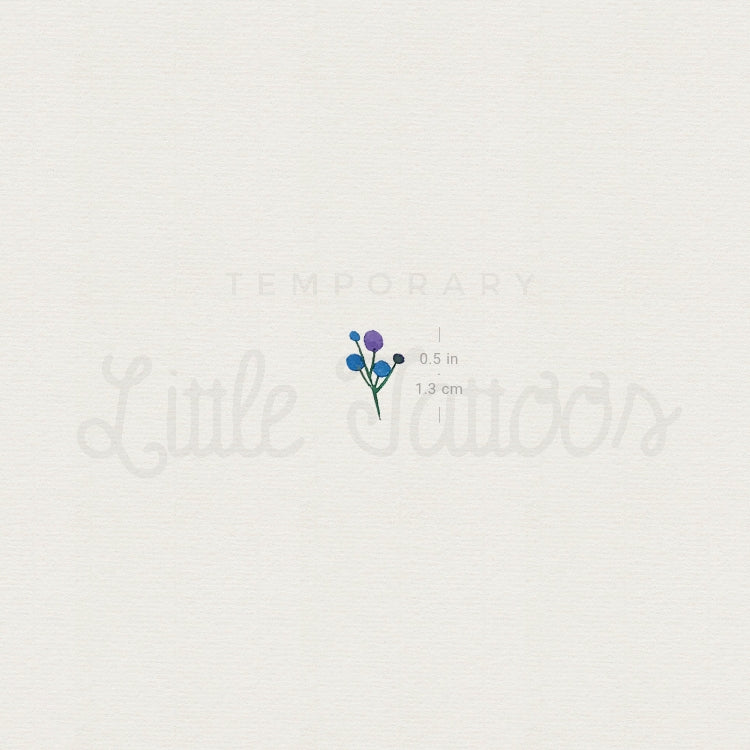 Berries Temporary Tattoo by Zihee - Set of 3